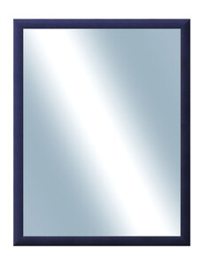 DANTIK - Zarámované zrcadlo - rozměr s rámem cca 70x90 cm z lišty LEDVINKA modrá (1444)