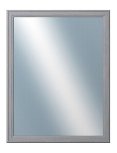 DANTIK - Zarámované zrcadlo - rozměr s rámem cca 70x90 cm z lišty STEP šedá (3019)