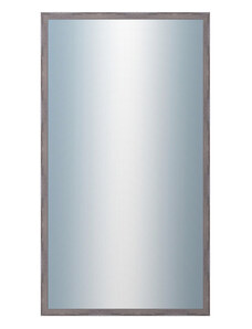 DANTIK - Zarámované zrcadlo - rozměr s rámem cca 50x90 cm z lišty KASSETTE tmavěšedá (3056)