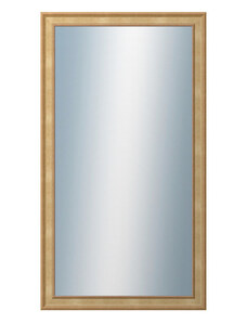 DANTIK - Zarámované zrcadlo - rozměr s rámem cca 50x90 cm z lišty TOOTH malá zlatá (3161)