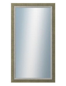 DANTIK - Zarámované zrcadlo - rozměr s rámem cca 50x90 cm z lišty AMALFI zelená (3115)