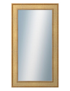 DANTIK - Zarámované zrcadlo - rozměr s rámem cca 50x90 cm z lišty TOOTH zlatá (2778)