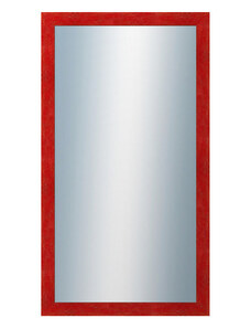DANTIK - Zarámované zrcadlo - rozměr s rámem cca 50x90 cm z lišty RETRO červená (2534)