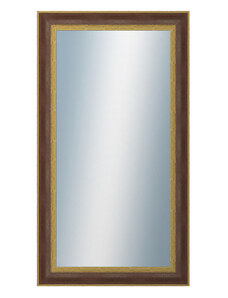 DANTIK - Zarámované zrcadlo - rozměr s rámem cca 50x90 cm z lišty ZVRATNÁ červenozlatá plast (3069)