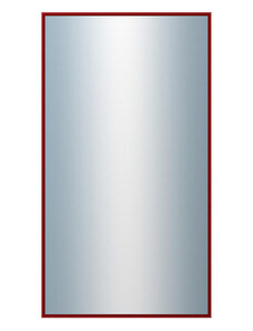 DANTIK - Zarámované zrcadlo - rozměr s rámem cca 50x90 cm z lišty Hliník vínová | P269-209 (7269209)