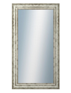 DANTIK - Zarámované zrcadlo - rozměr s rámem cca 50x90 cm z lišty TRITON široký stříbrný (2950)