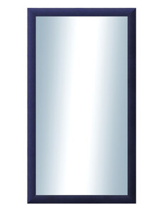 DANTIK - Zarámované zrcadlo - rozměr s rámem cca 50x90 cm z lišty LEDVINKA modrá (1444)