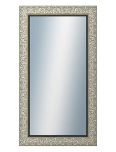 DANTIK - Zarámované zrcadlo - rozměr s rámem cca 50x90 cm z lišty PRAHA stříbrná (2751)