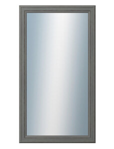DANTIK - Zarámované zrcadlo - rozměr s rámem cca 50x90 cm z lišty STEP tmavěšedá (3021)