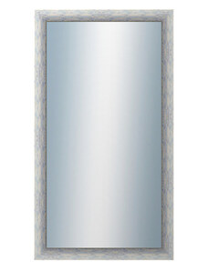 DANTIK - Zarámované zrcadlo - rozměr s rámem cca 50x90 cm z lišty PAINT modrá velká (2963)