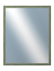 DANTIK - Zarámované zrcadlo - rozměr s rámem cca 80x100 cm z lišty LYON zelená (2706)