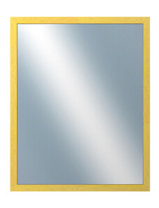 DANTIK - Zarámované zrcadlo - rozměr s rámem cca 80x100 cm z lišty RETRO žlutá (2533)