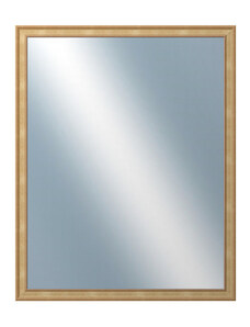 DANTIK - Zarámované zrcadlo - rozměr s rámem cca 80x100 cm z lišty TOOTH malá zlatá (3161)