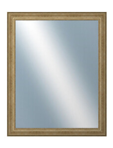 DANTIK - Zarámované zrcadlo - rozměr s rámem cca 80x100 cm z lišty HRAD stříbrná patina (2823)