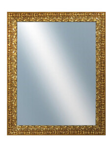 DANTIK - Zarámované zrcadlo - rozměr s rámem cca 80x100 cm z lišty ZVRATNÁ zdobná zlatá (2888)