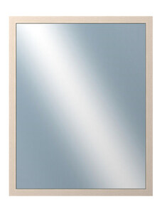 DANTIK - Zarámované zrcadlo - rozměr s rámem cca 80x100 cm z lišty 4020 bílá prodřená (2766)