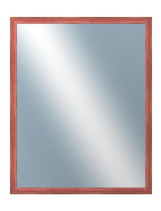 DANTIK - Zarámované zrcadlo - rozměr s rámem cca 80x100 cm z lišty LYON červená (2707)
