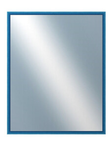 DANTIK - Zarámované zrcadlo - rozměr s rámem cca 80x100 cm z lišty BOX modrá mořená (1753)