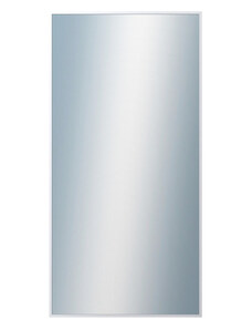 DANTIK - Zarámované zrcadlo - rozměr s rámem cca 50x100 cm z lišty Hliník bílá | P03-027 (7003027)