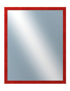 DANTIK - Zarámované zrcadlo - rozměr s rámem cca 80x100 cm z lišty RETRO červená (2534)