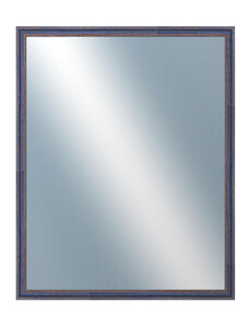 DANTIK - Zarámované zrcadlo - rozměr s rámem cca 80x100 cm z lišty LYON modrá (2668)