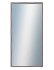 DANTIK - Zarámované zrcadlo - rozměr s rámem cca 50x100 cm z lišty KASSETTE tmavěšedá (3056)
