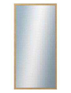 DANTIK - Zarámované zrcadlo - rozměr s rámem cca 50x100 cm z lišty KASSETTE přírodní lakovaná (2879)