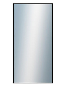 DANTIK - Zarámované zrcadlo - rozměr s rámem cca 50x100 cm z lišty Hliník černá lesklá |P269-016 (7269016)