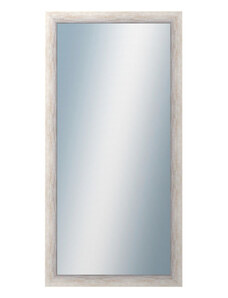 DANTIK - Zarámované zrcadlo - rozměr s rámem cca 50x100 cm z lišty PAINT bílá velká (2960)