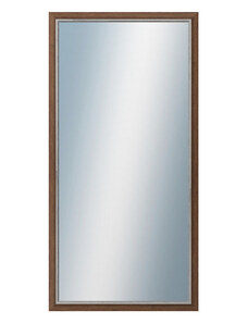 DANTIK - Zarámované zrcadlo - rozměr s rámem cca 50x100 cm z lišty TAIGA hnědá (3107)