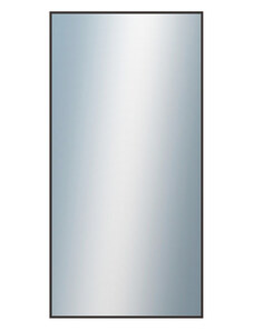 DANTIK - Zarámované zrcadlo - rozměr s rámem cca 50x100 cm z lišty Hliník hnědá | P01-022 (7001022)