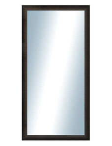 DANTIK - Zarámované zrcadlo - rozměr s rámem cca 50x100 cm z lišty LEDVINKA tmavě hnědá (1442)