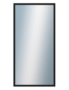 DANTIK - Zarámované zrcadlo - rozměr s rámem cca 50x100 cm z lišty KASETTE černá (2759)