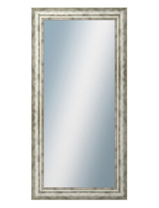 DANTIK - Zarámované zrcadlo - rozměr s rámem cca 50x100 cm z lišty TRITON široký stříbrný (2950)