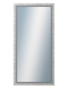 DANTIK - Zarámované zrcadlo - rozměr s rámem cca 50x100 cm z lišty PAINT modrá velká (2963)
