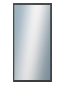 DANTIK - Zarámované zrcadlo - rozměr s rámem cca 50x100 cm z lišty KASETTE šedá (2758)