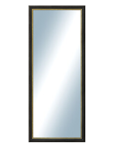 DANTIK - Zarámované zrcadlo - rozměr s rámem cca 50x120 cm z lišty Anversa černá AU (3149)