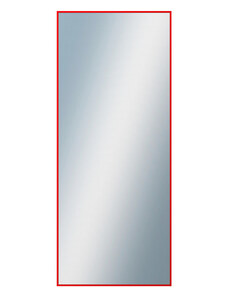 DANTIK - Zarámované zrcadlo - rozměr s rámem cca 50x120 cm z lišty Hliník červená | P01-098 (7001098)