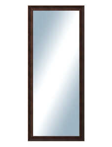 DANTIK - Zarámované zrcadlo - rozměr s rámem cca 50x120 cm z lišty KOSTELNÍ malá hnědá (3165)