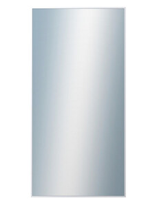 DANTIK - Zarámované zrcadlo - rozměr s rámem cca 60x120 cm z lišty Hliník bílá | P03-027 (7003027)