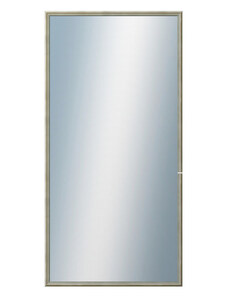 DANTIK - Zarámované zrcadlo - rozměr s rámem cca 60x120 cm z lišty Y-ka oranžová linka (3128)