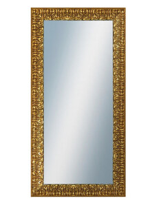 DANTIK - Zarámované zrcadlo - rozměr s rámem cca 60x120 cm z lišty ZVRATNÁ zdobná zlatá (2888)