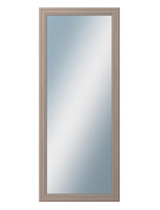DANTIK - Zarámované zrcadlo - rozměr s rámem cca 50x120 cm z lišty STEP hnědá (3020)