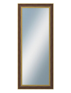 DANTIK - Zarámované zrcadlo - rozměr s rámem cca 50x120 cm z lišty ZVRATNÁ červenozlatá plast (3069)