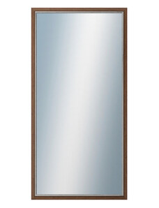 DANTIK - Zarámované zrcadlo - rozměr s rámem cca 60x120 cm z lišty TAIGA hnědá (3107)