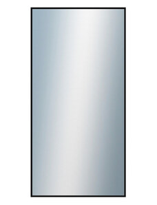DANTIK - Zarámované zrcadlo - rozměr s rámem cca 60x120 cm z lišty Hliník černá lesklá |P269-016 (7269016)
