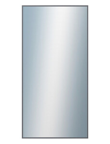 DANTIK - Zarámované zrcadlo - rozměr s rámem cca 60x120 cm z lišty Hliník platina | P03-019 (7003019)
