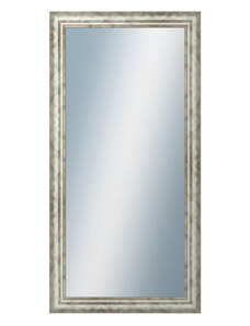 DANTIK - Zarámované zrcadlo - rozměr s rámem cca 60x120 cm z lišty TRITON široký stříbrný (2950)