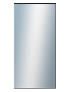 DANTIK - Zarámované zrcadlo - rozměr s rámem cca 60x120 cm z lišty Hliník černá | P03-021 (7003021)