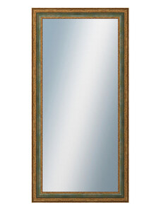 DANTIK - Zarámované zrcadlo - rozměr s rámem cca 60x120 cm z lišty HRAD zelená (3005)